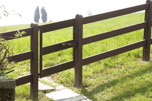 Dettaglio recinzione in cemento