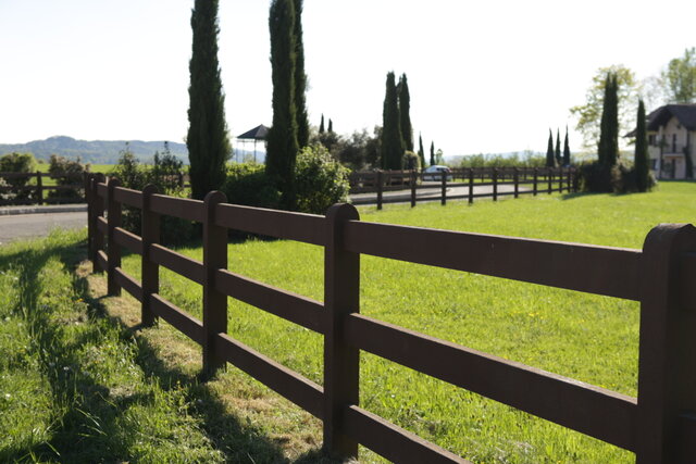 Recinzione in cemento installata